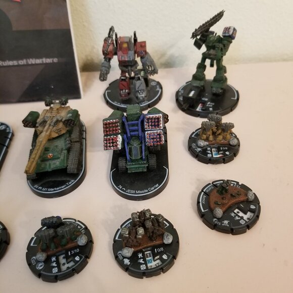 WizKids Games Lot of Mech Warriors Dark Age Units And Rule Book Instructions - Picture 4 of 7